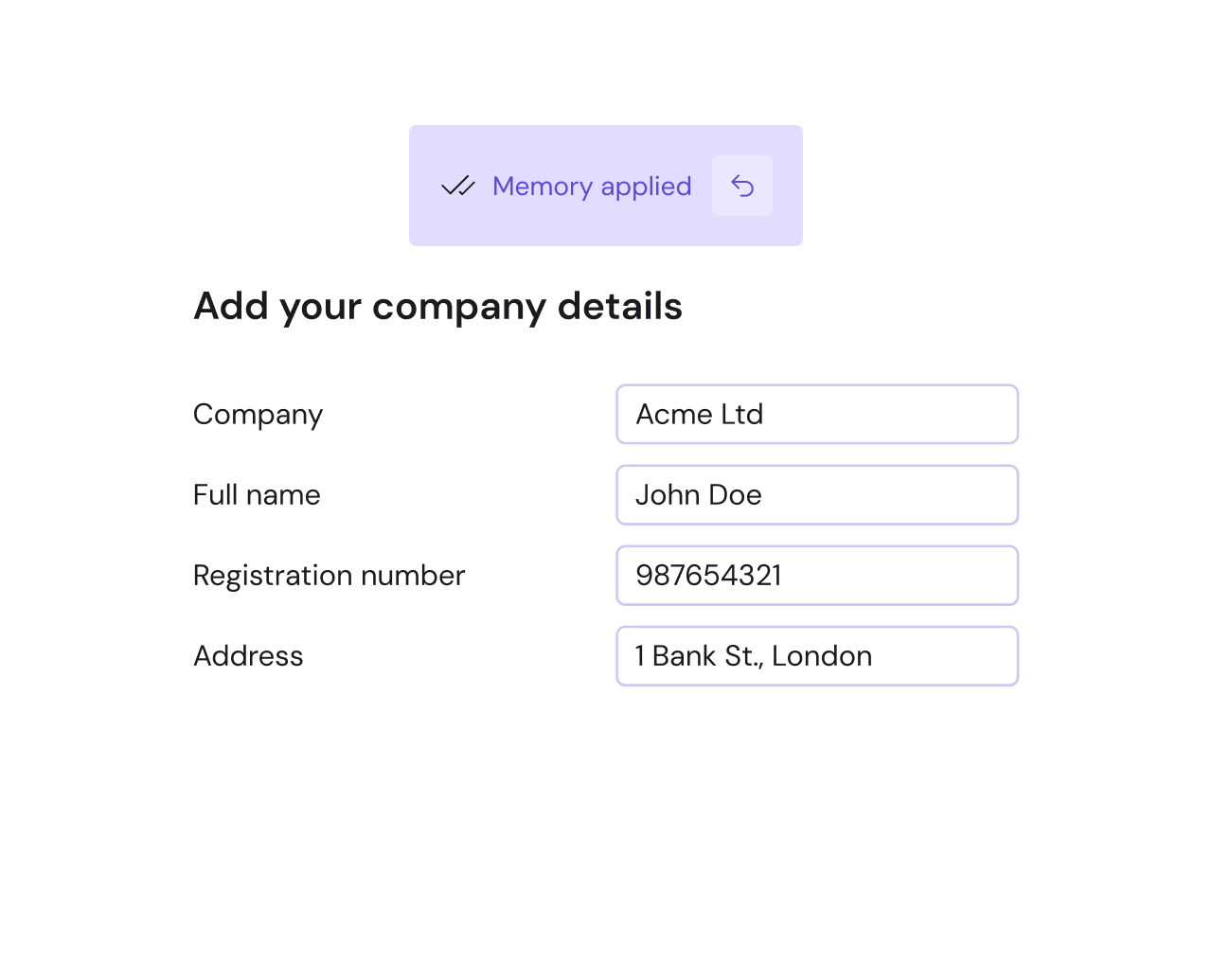 Smart contract details and reminders